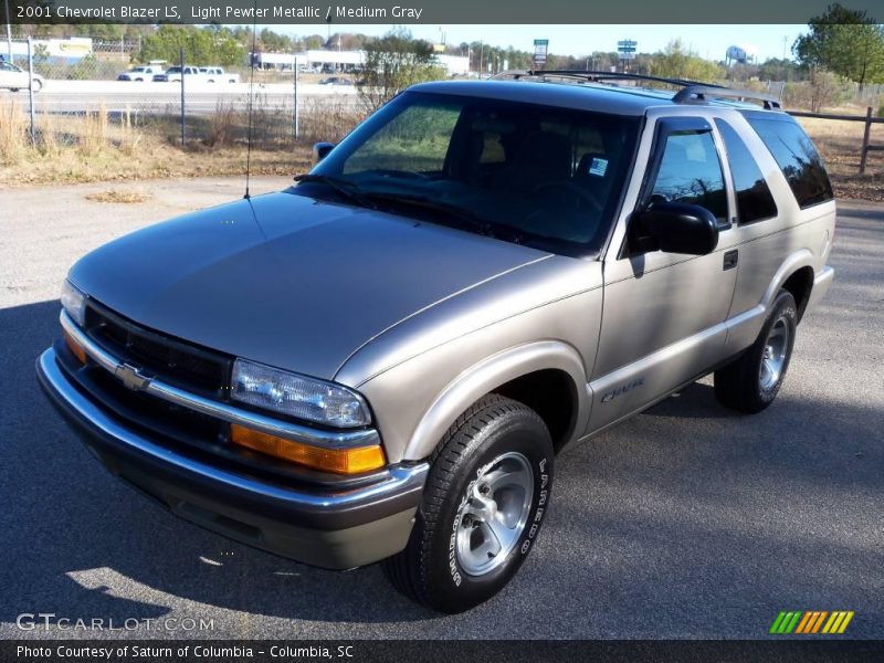 Light Pewter Metallic / Medium Gray 2001 Chevrolet Blazer LS