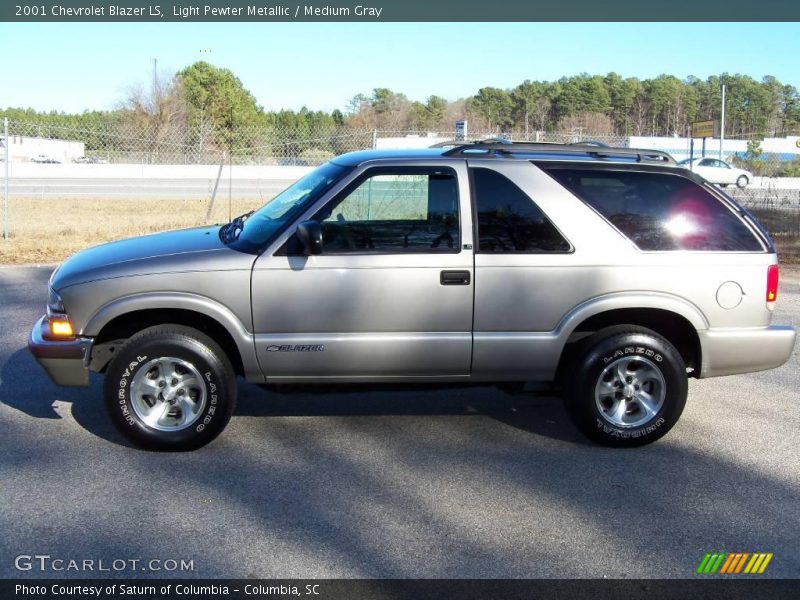 Light Pewter Metallic / Medium Gray 2001 Chevrolet Blazer LS