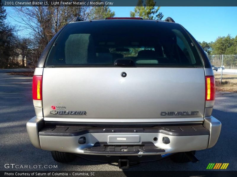 Light Pewter Metallic / Medium Gray 2001 Chevrolet Blazer LS