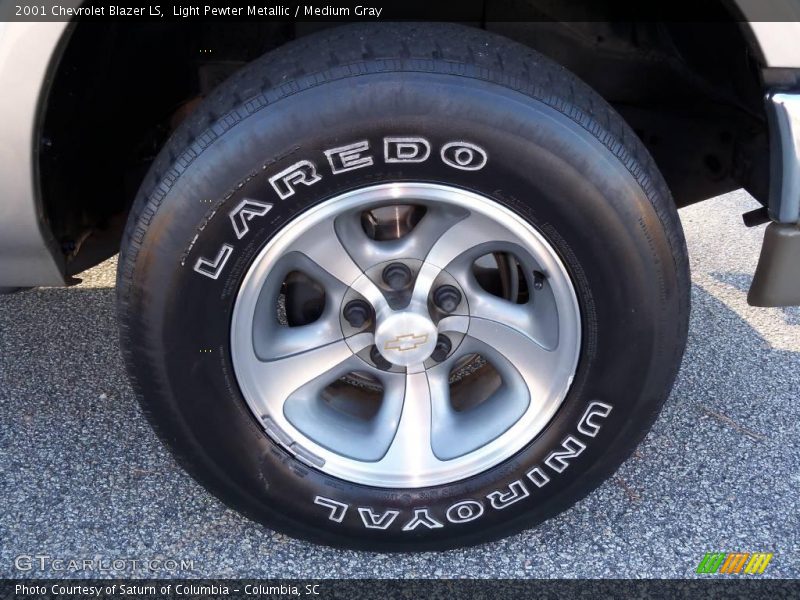 Light Pewter Metallic / Medium Gray 2001 Chevrolet Blazer LS