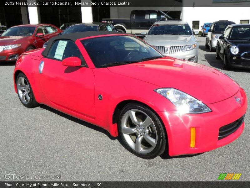 Nogaro Red / Charcoal Leather 2009 Nissan 350Z Touring Roadster