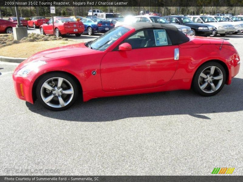 Nogaro Red / Charcoal Leather 2009 Nissan 350Z Touring Roadster