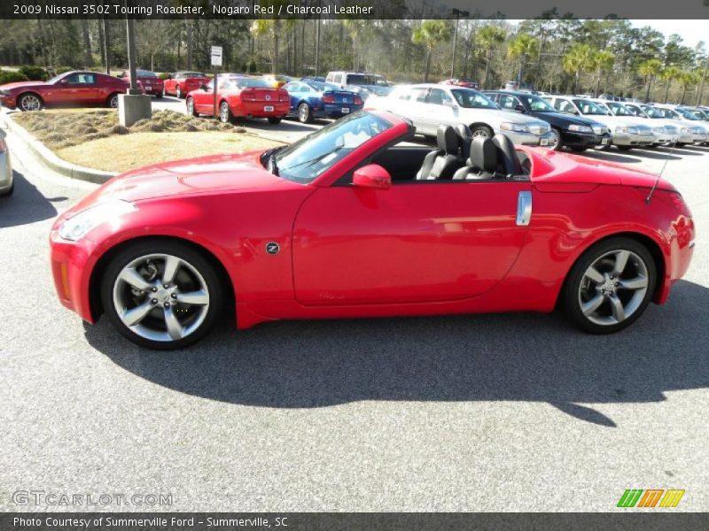 Nogaro Red / Charcoal Leather 2009 Nissan 350Z Touring Roadster