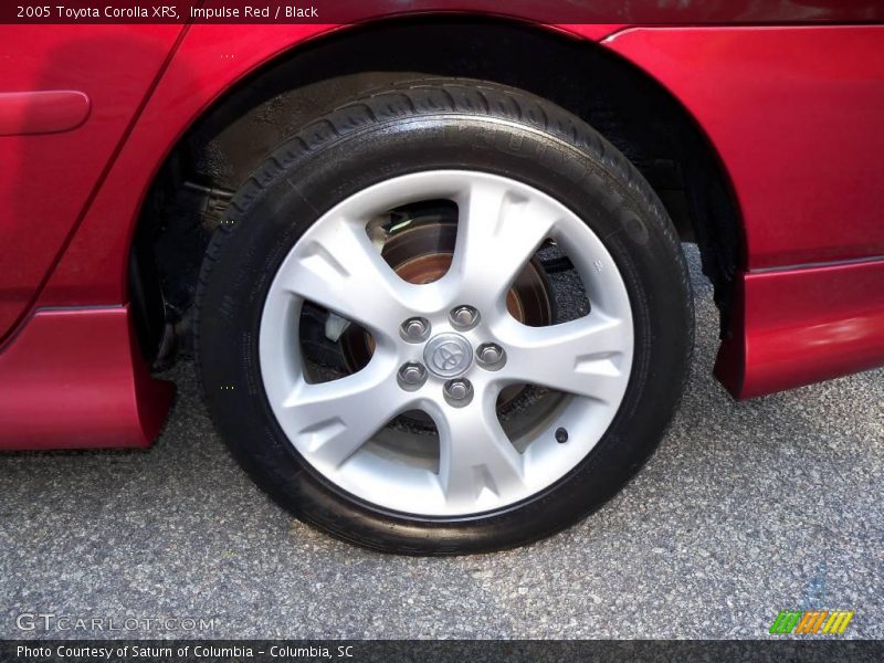 Impulse Red / Black 2005 Toyota Corolla XRS