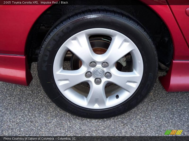 Impulse Red / Black 2005 Toyota Corolla XRS