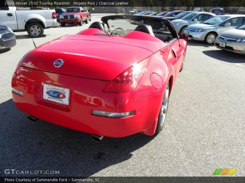 Nogaro Red / Charcoal Leather 2009 Nissan 350Z Touring Roadster