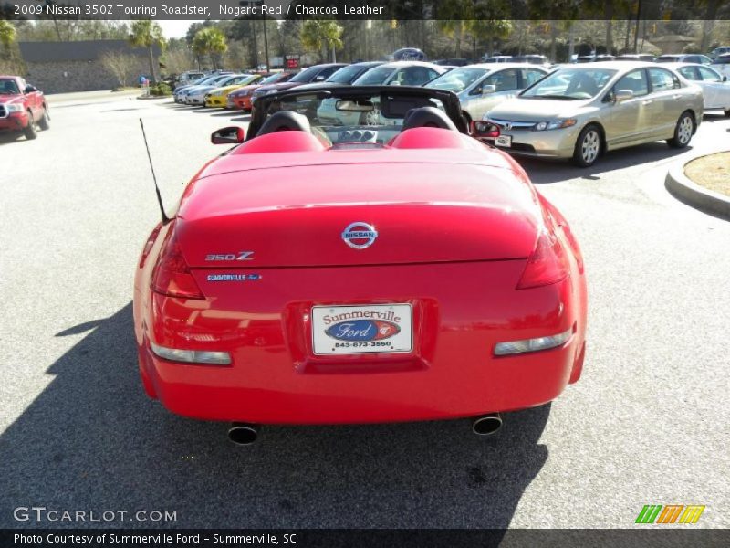 Nogaro Red / Charcoal Leather 2009 Nissan 350Z Touring Roadster