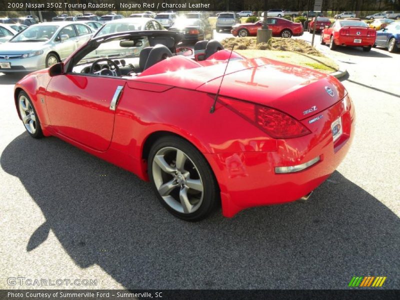 Nogaro Red / Charcoal Leather 2009 Nissan 350Z Touring Roadster