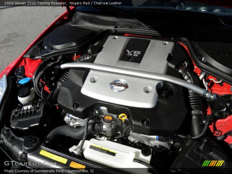 Nogaro Red / Charcoal Leather 2009 Nissan 350Z Touring Roadster