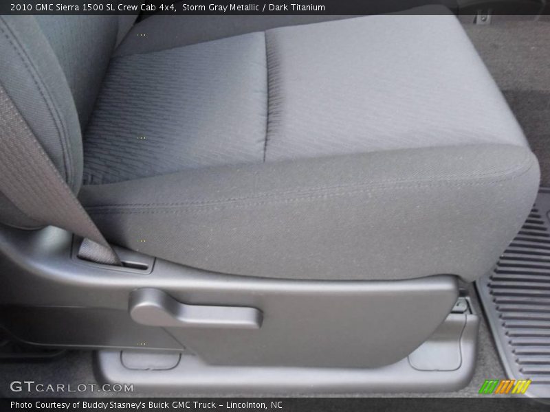 Storm Gray Metallic / Dark Titanium 2010 GMC Sierra 1500 SL Crew Cab 4x4