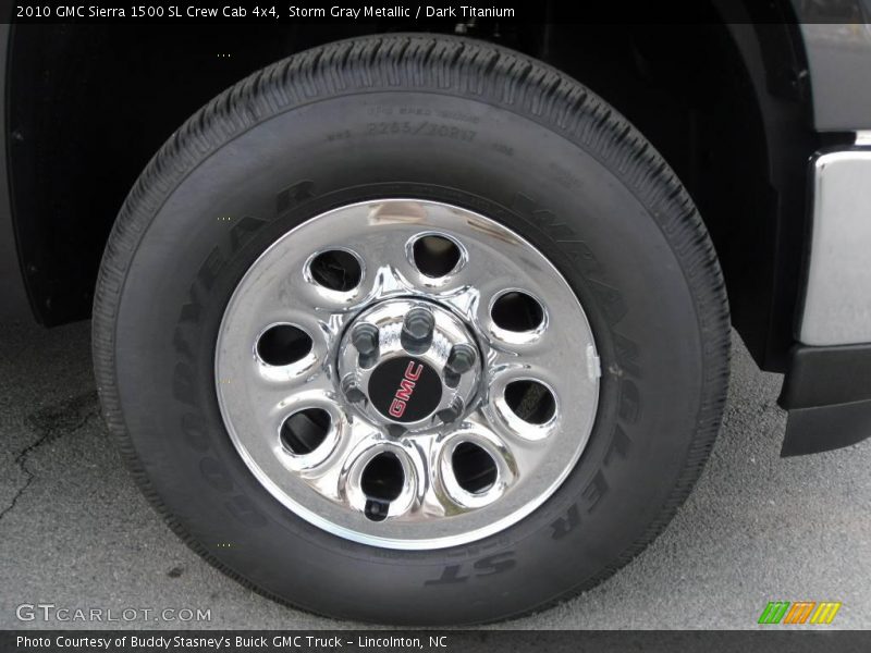 Storm Gray Metallic / Dark Titanium 2010 GMC Sierra 1500 SL Crew Cab 4x4