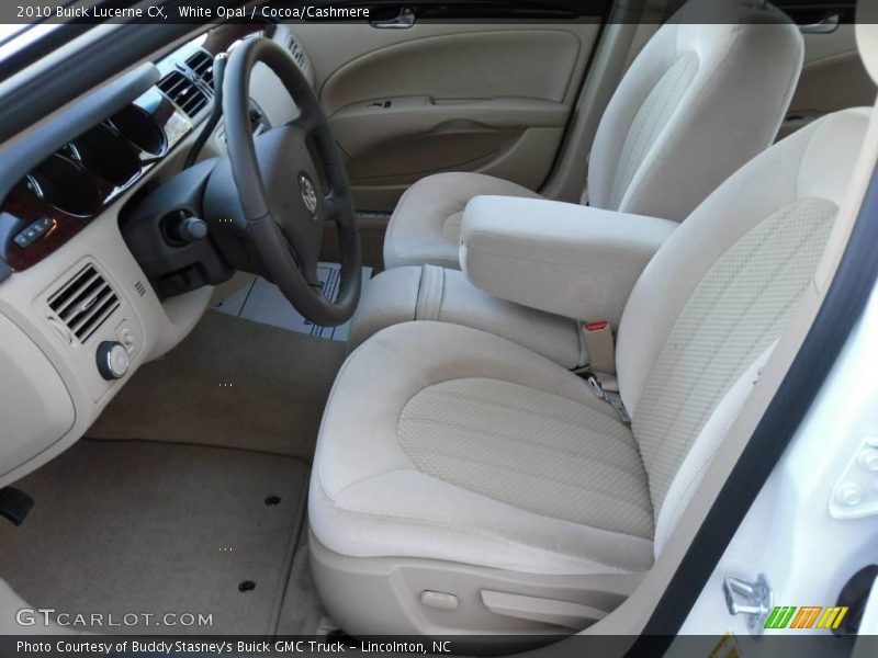 White Opal / Cocoa/Cashmere 2010 Buick Lucerne CX