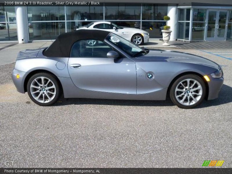 Silver Grey Metallic / Black 2006 BMW Z4 3.0i Roadster