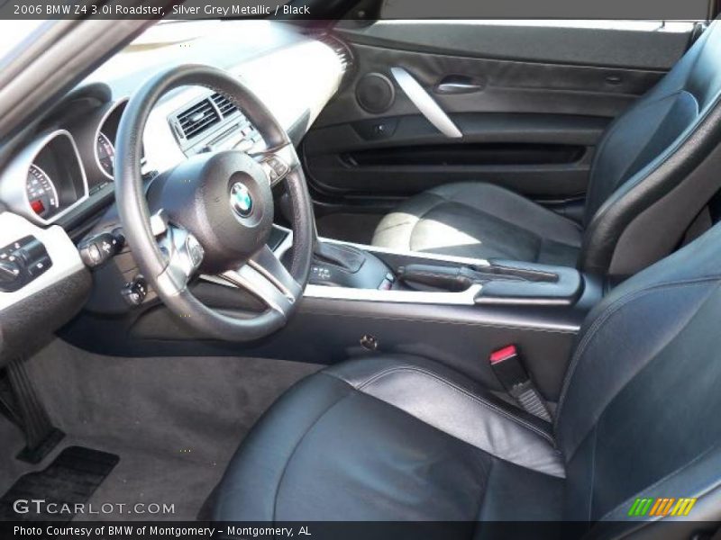 Silver Grey Metallic / Black 2006 BMW Z4 3.0i Roadster