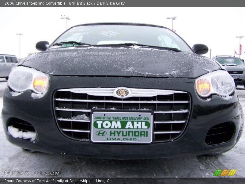 Brilliant Black / Dark Slate Gray 2006 Chrysler Sebring Convertible