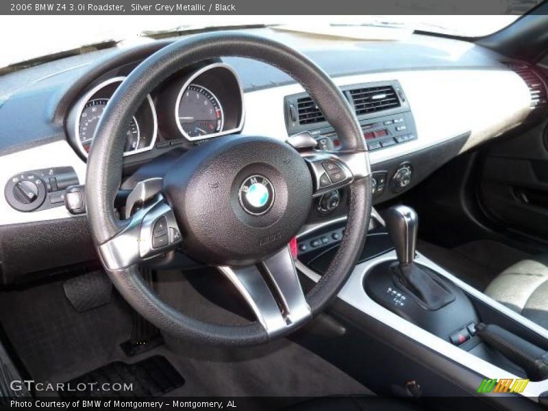 Silver Grey Metallic / Black 2006 BMW Z4 3.0i Roadster