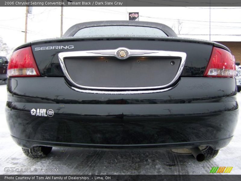 Brilliant Black / Dark Slate Gray 2006 Chrysler Sebring Convertible