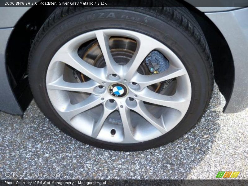 Silver Grey Metallic / Black 2006 BMW Z4 3.0i Roadster