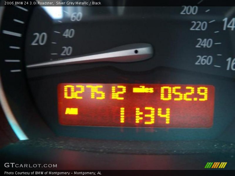 Silver Grey Metallic / Black 2006 BMW Z4 3.0i Roadster