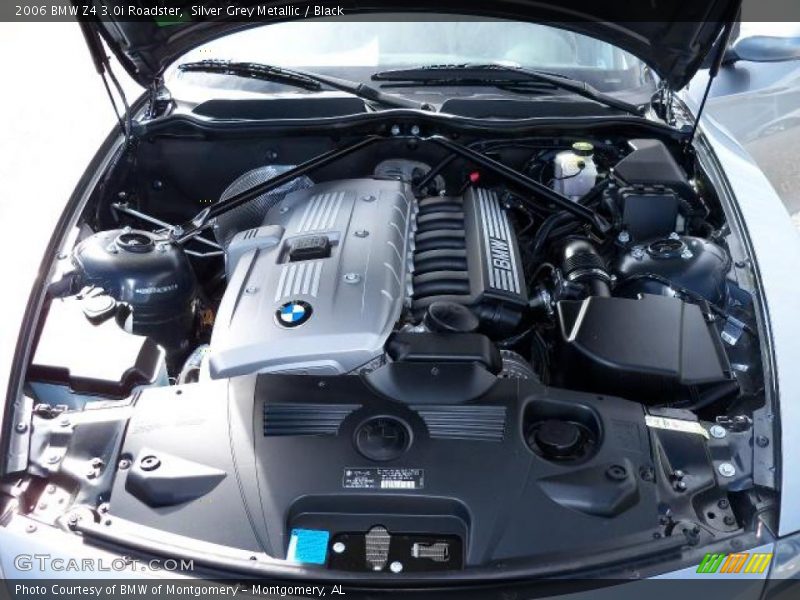 Silver Grey Metallic / Black 2006 BMW Z4 3.0i Roadster