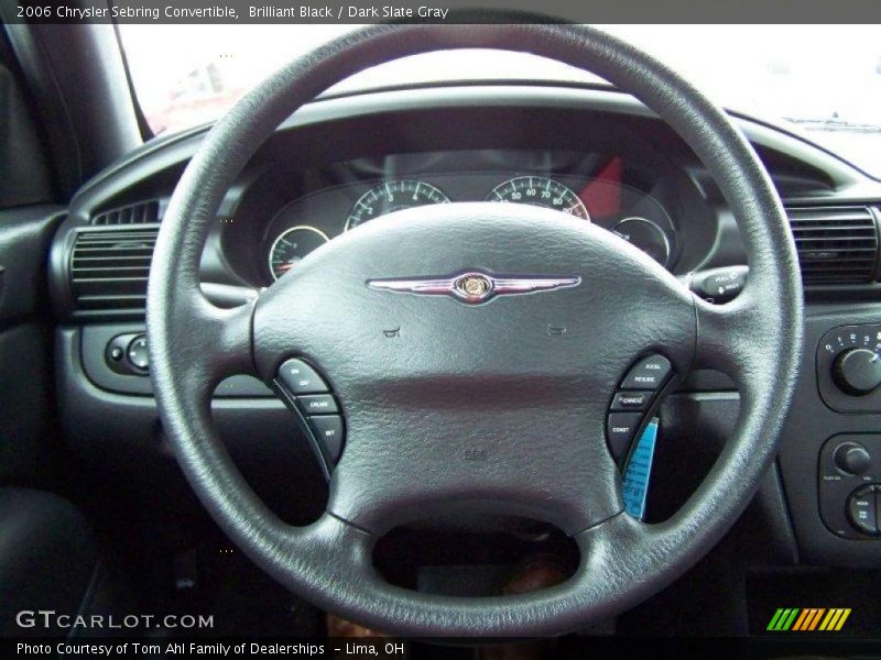 Brilliant Black / Dark Slate Gray 2006 Chrysler Sebring Convertible