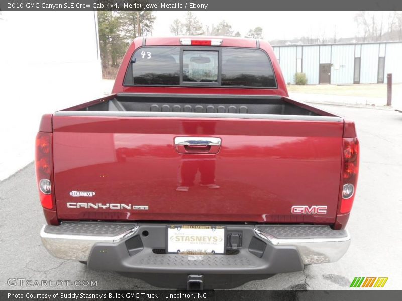 Merlot Jewel Metallic / Ebony 2010 GMC Canyon SLE Crew Cab 4x4