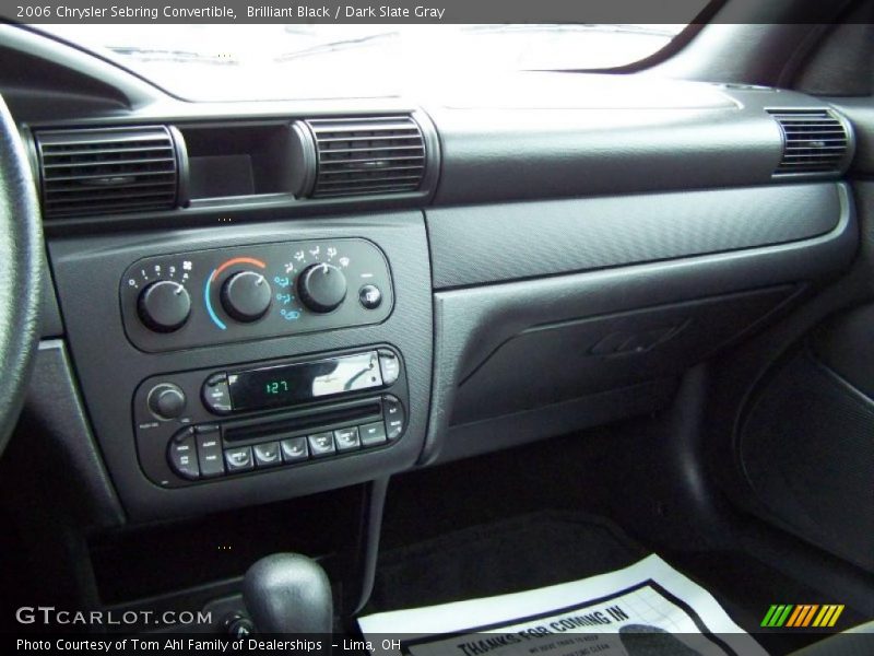 Brilliant Black / Dark Slate Gray 2006 Chrysler Sebring Convertible
