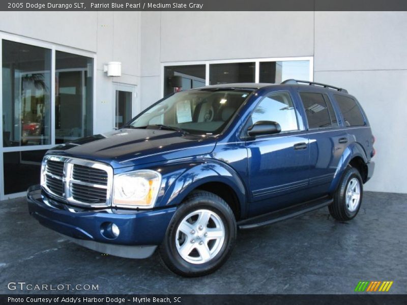 Patriot Blue Pearl / Medium Slate Gray 2005 Dodge Durango SLT