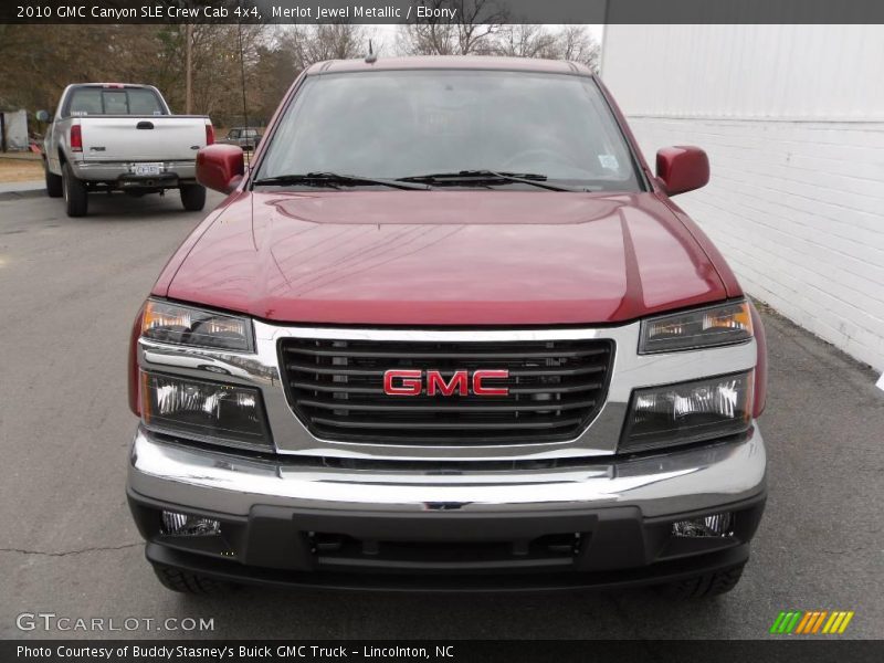 Merlot Jewel Metallic / Ebony 2010 GMC Canyon SLE Crew Cab 4x4