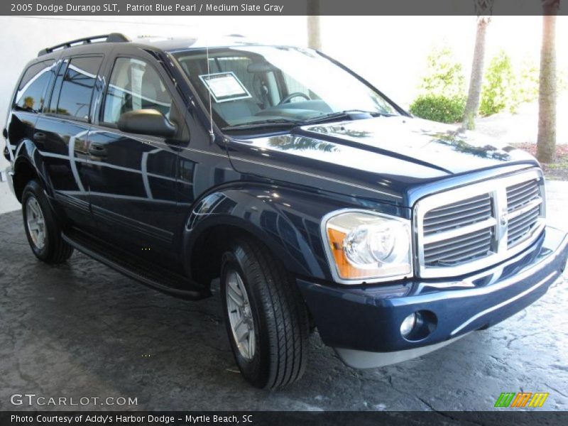 Patriot Blue Pearl / Medium Slate Gray 2005 Dodge Durango SLT