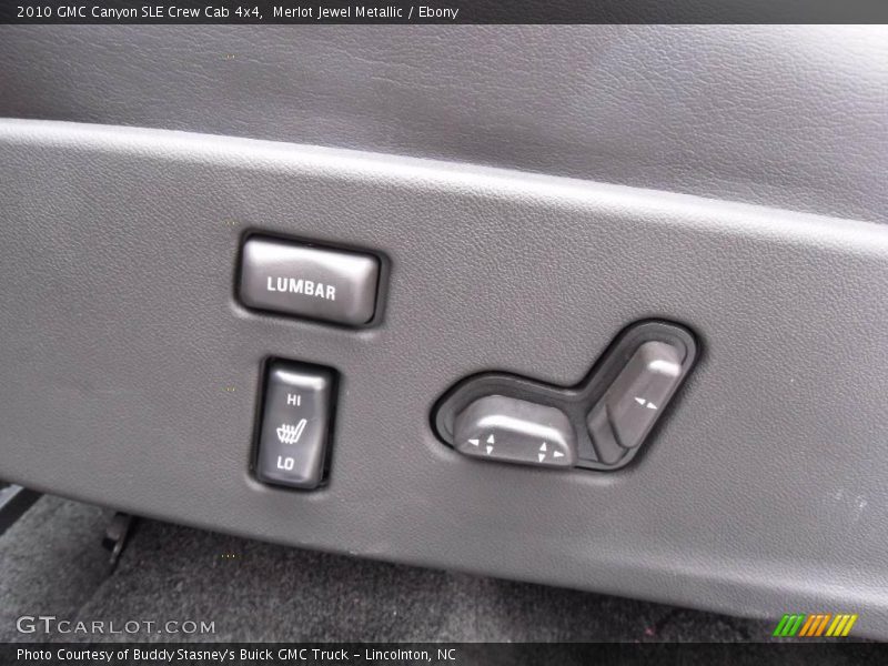 Merlot Jewel Metallic / Ebony 2010 GMC Canyon SLE Crew Cab 4x4