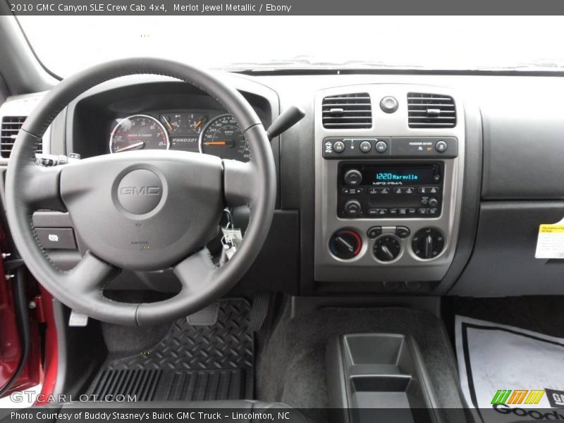 Merlot Jewel Metallic / Ebony 2010 GMC Canyon SLE Crew Cab 4x4