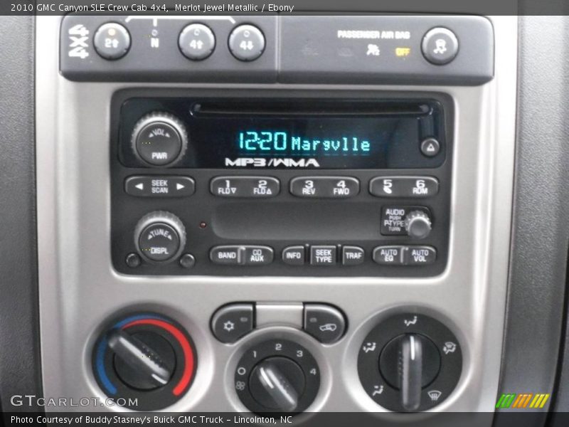 Merlot Jewel Metallic / Ebony 2010 GMC Canyon SLE Crew Cab 4x4