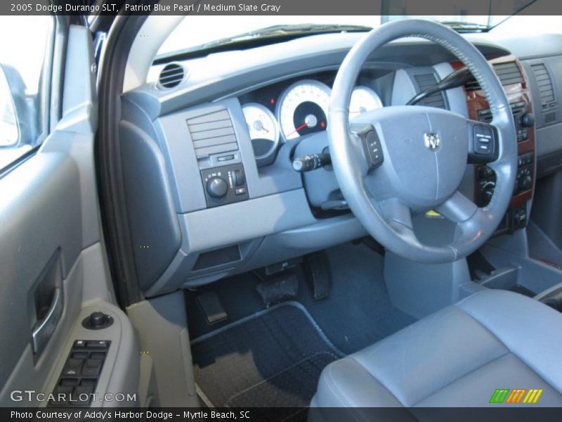 Patriot Blue Pearl / Medium Slate Gray 2005 Dodge Durango SLT