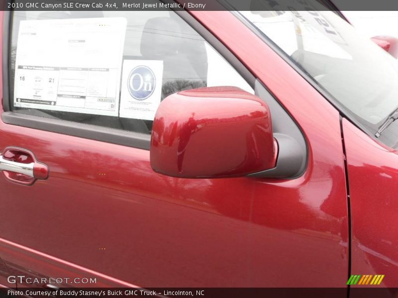 Merlot Jewel Metallic / Ebony 2010 GMC Canyon SLE Crew Cab 4x4