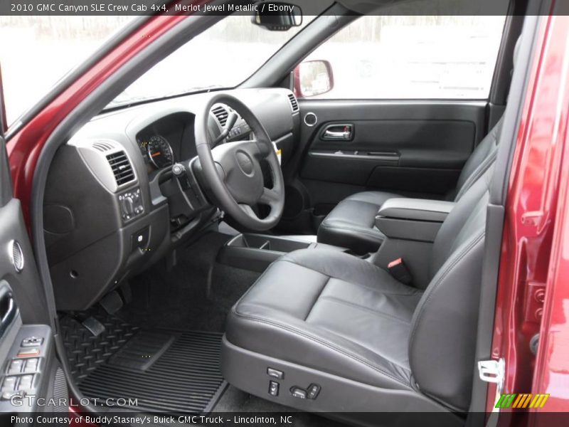 Merlot Jewel Metallic / Ebony 2010 GMC Canyon SLE Crew Cab 4x4