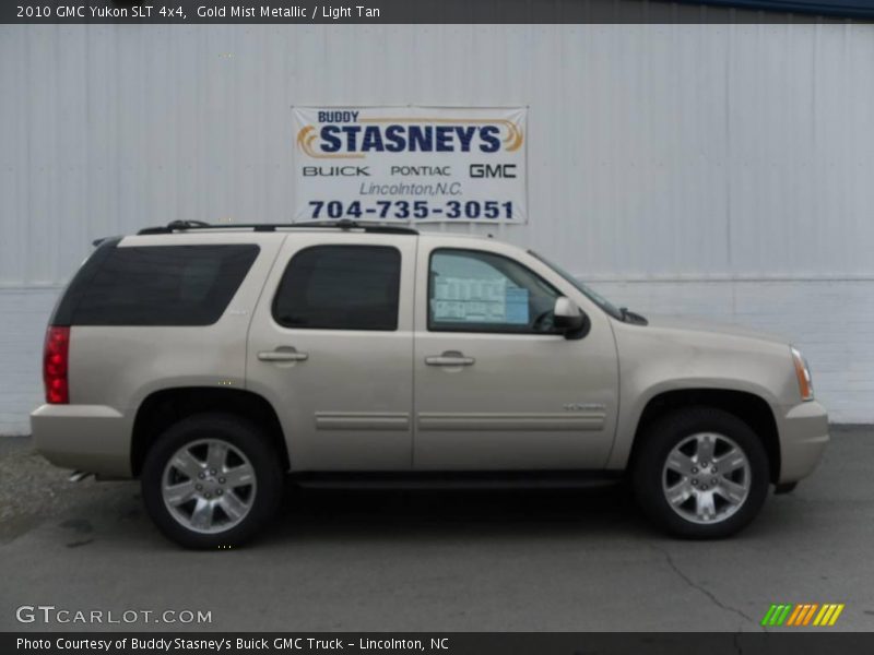 Gold Mist Metallic / Light Tan 2010 GMC Yukon SLT 4x4