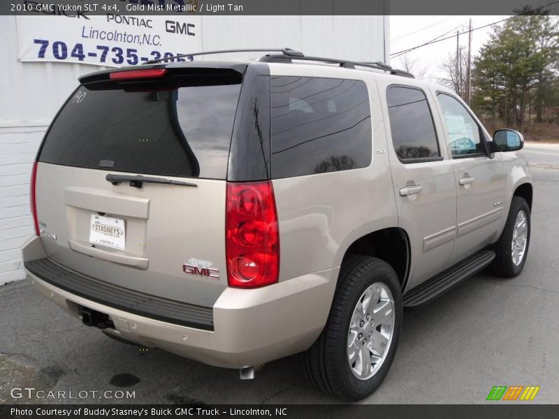 Gold Mist Metallic / Light Tan 2010 GMC Yukon SLT 4x4