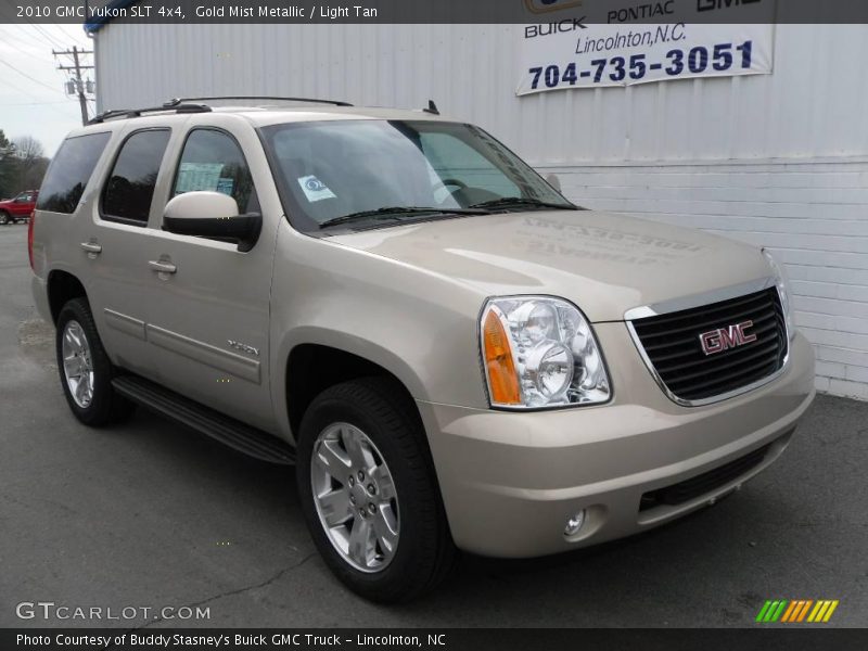 Gold Mist Metallic / Light Tan 2010 GMC Yukon SLT 4x4