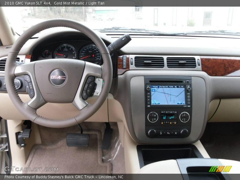 Gold Mist Metallic / Light Tan 2010 GMC Yukon SLT 4x4