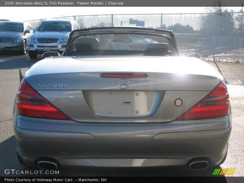 Pewter Metallic / Charcoal 2005 Mercedes-Benz SL 500 Roadster