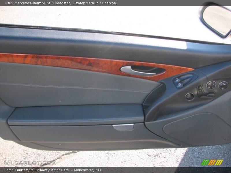 Pewter Metallic / Charcoal 2005 Mercedes-Benz SL 500 Roadster