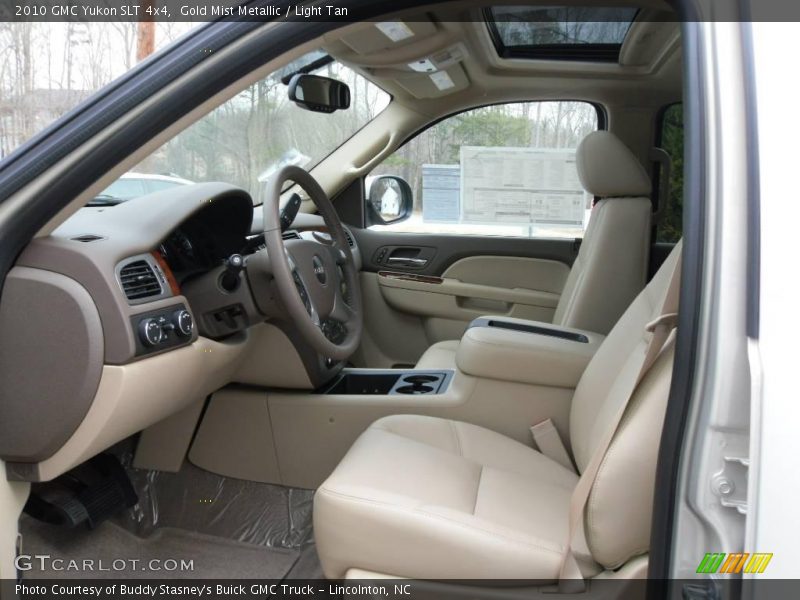 Gold Mist Metallic / Light Tan 2010 GMC Yukon SLT 4x4