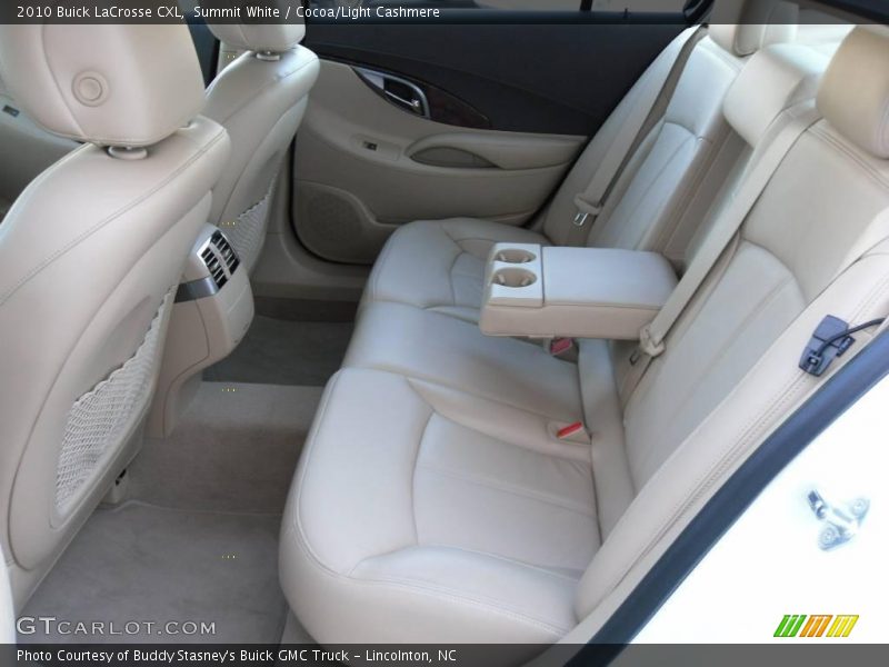 Summit White / Cocoa/Light Cashmere 2010 Buick LaCrosse CXL