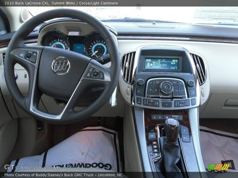 Summit White / Cocoa/Light Cashmere 2010 Buick LaCrosse CXL
