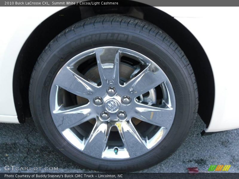 Summit White / Cocoa/Light Cashmere 2010 Buick LaCrosse CXL