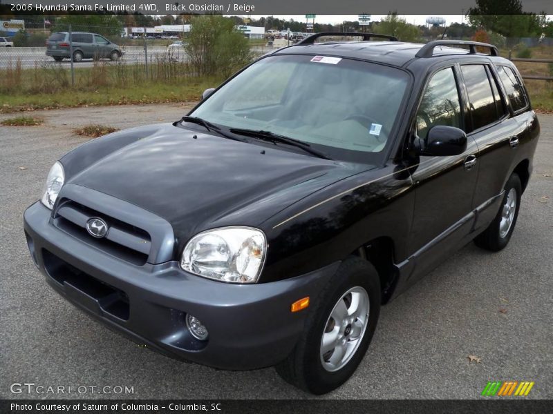 Black Obsidian / Beige 2006 Hyundai Santa Fe Limited 4WD