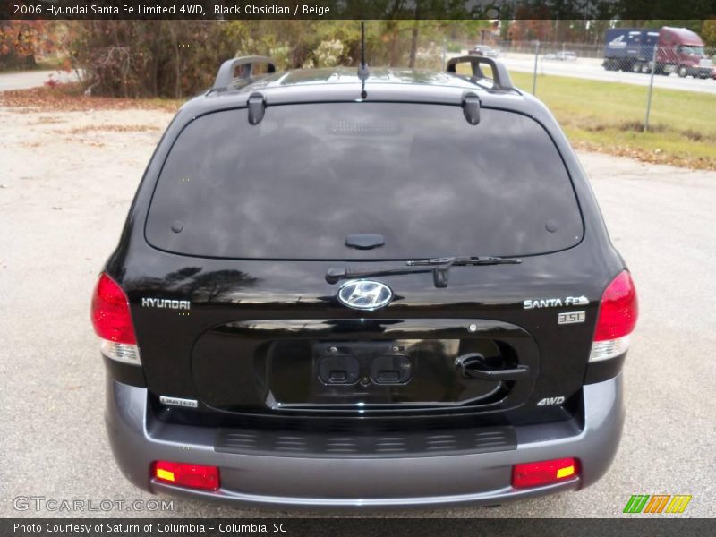Black Obsidian / Beige 2006 Hyundai Santa Fe Limited 4WD