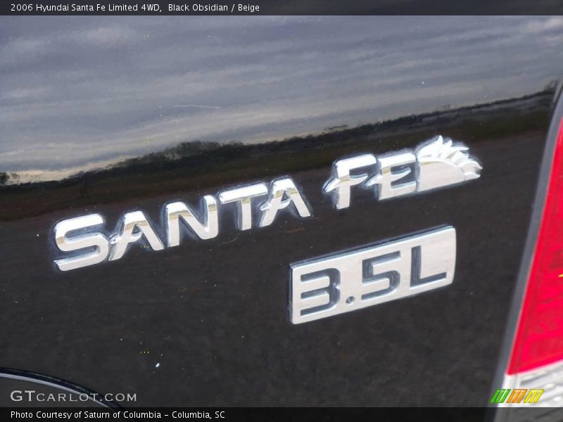 Black Obsidian / Beige 2006 Hyundai Santa Fe Limited 4WD