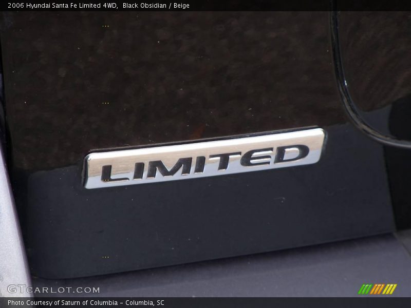 Black Obsidian / Beige 2006 Hyundai Santa Fe Limited 4WD